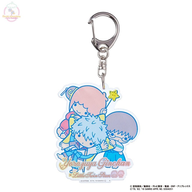 銀魂×Sanrio characters アクリルキーホルダー 864円(税込)(送料・手数料別途)（C）空知英秋／集英社・テレビ東京・電通・BNP・アニプレックス（C）1976, 1982, 2018 SANRIO CO.,LTD.