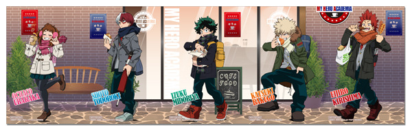 フード・デザートメニュー特典「オリジナルブロマイド（全5種・ランダム）」（C）堀越耕平／集英社・僕のヒーローアカデミア製作委員会　　（C）SEGA