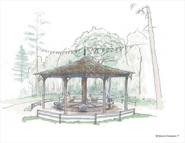 「ムーミンバレーパーク」メリーゴーランド遊具