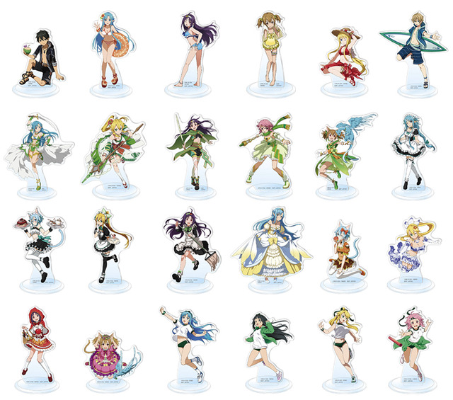 「一番くじ ソードアート・オンライン GAME PROJECT 5th Anniversary Part3」F賞：アクリルスタンド メモリー・デフラグ(全24種)約6cm～10cm 1回800円（税込）（C）2017 川原 礫／ＫＡＤＯＫＡＷＡ　アスキー・メディアワークス／SAO-A Project（C）KEIICHI SIGSAWA/REKI KAWAHARA（C）BANDAI NAMCO Entertainment Inc.