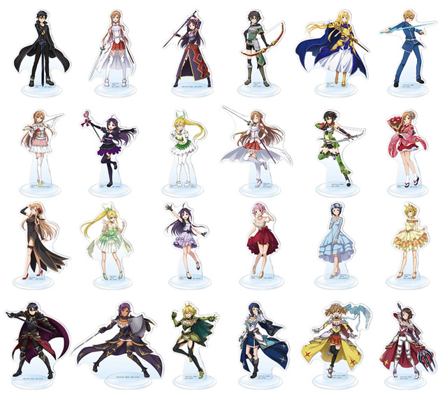 「一番くじ ソードアート・オンライン GAME PROJECT 5th Anniversary Part3」G賞：アクリルスタンド インテグラル・ファクター(全24種)約8cm～10cm 1回800円（税込）（C）2017 川原 礫／ＫＡＤＯＫＡＷＡ　アスキー・メディアワークス／SAO-A Project（C）KEIICHI SIGSAWA/REKI KAWAHARA（C）BANDAI NAMCO Entertainment Inc.