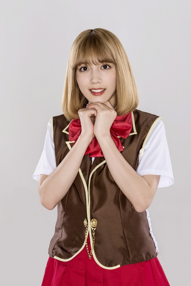 「マリ役 松田るか」（Ｃ）2019ドラマ「ゴクドルズ」製作委員会・ＭＢＳ