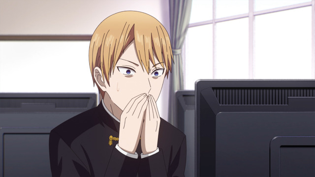 『かぐや様は告らせたい ～天才たちの恋愛頭脳戦～』第3話先行カット（C） 赤坂アカ／集英社・かぐや様は告らせたい製作委員会