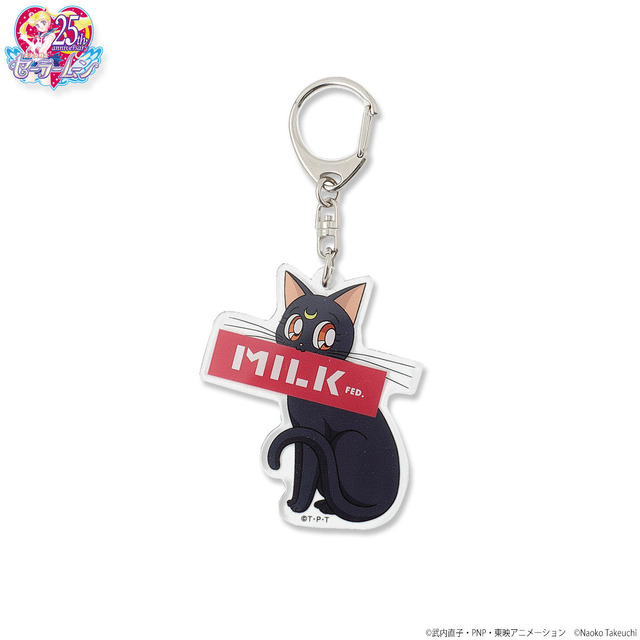 「MILKFED. × SAILOR MOON LUNA KEYCHAIN」864円（税込）（C）武内直子・PNP・東映アニメーション（C）Naoko Takeuchi