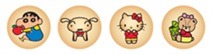プリントクッキー　1000円＋税（C）1976, 2019 SANRIO CO., LTD.（C）臼井儀人／双葉社・シンエイ・テレビ朝日・ADK
