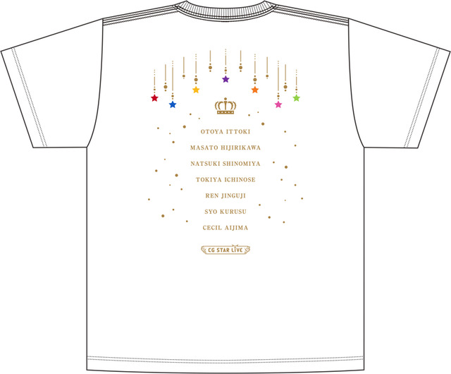 『うたの☆プリンスさまっ♪』「 ST☆RISH SECRET PARTY！」Tシャツ サイズS・M・L（C）UTA☆PRI-MOVIE PROJECT