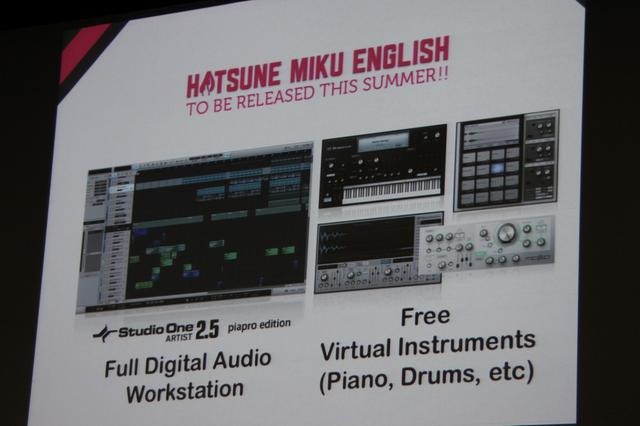 【ジャパンエキスポ2013】初音ミクの英語版「HATSUNE MIKU ENGLISH」が初公開、藤田咲さんがボーカルで今夏発売