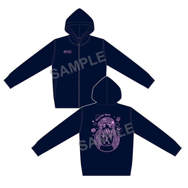 花ちゃんのメロンパンもぐもぐドライジップパーカー　価格：5,400円（税込）（C）椋木ななつ・一迅社／わたてん製作委員会（C）Nanatsu Mukunoki, Ichijinsha/Wataten Partners