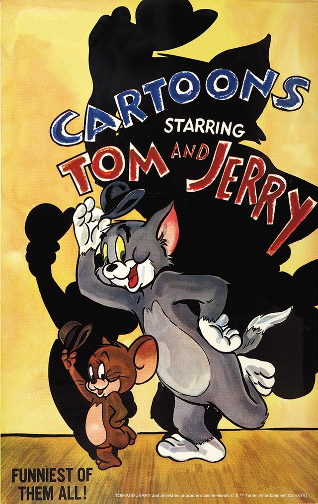 「誕生80周年 トムとジェリー展 カートゥーンの天才コンビ ハンナ＝バーベラ」キーアート TOM AND JERRY and all related characters and elements （C）& TM Turner Entertainment Co. (s19)