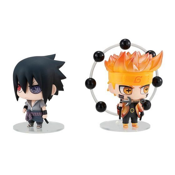 「ちみメガ バディシリーズ！NARUTO-ナルト- 疾風伝うずまきナルト&うちはサスケ 忍界大戦セット」5,616円（税込）（C）岸本斉史　スコット／集英社・テレビ東京・ぴえろ