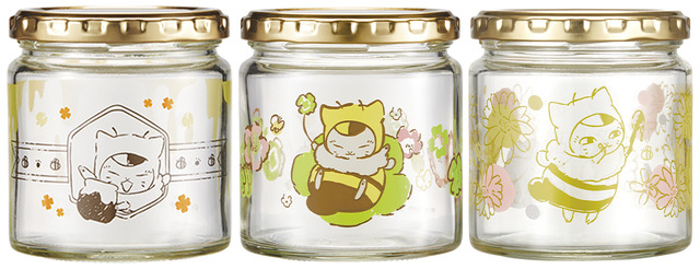 「一番くじ 夏目友人帳～みつばちニャンコ先生の甘いひととき～」E賞：ガラスびん　1回620円（税込）（C）緑川ゆき・白泉社／「夏目友人帳」製作委員会