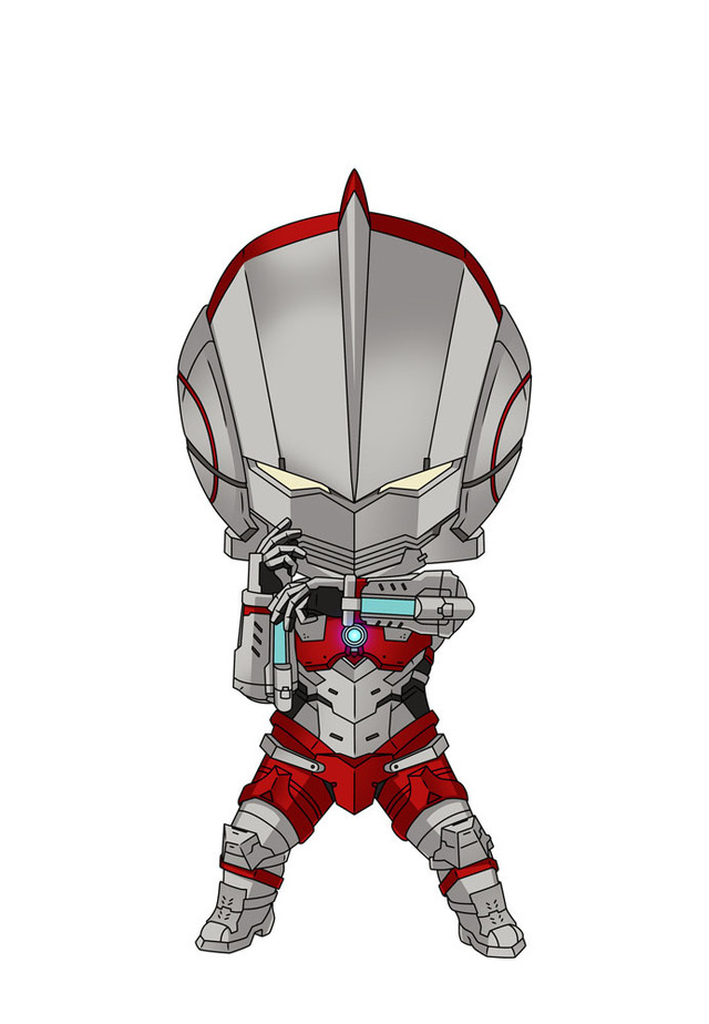『ULTRAMAN』「ねんどろいど ULTRAMAN SUIT」イメージイラスト（C）円谷プロ （C）Eiichi Shimizu,Tomohiro Shimoguchi （C）ULTRAMAN製作委員会