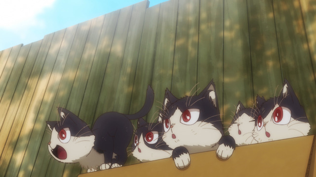 『同居人はひざ、時々、頭のうえ。』第6話先行カット（C）みなつき・二ツ家あす・COMICポラリス/ひざうえ製作委員会