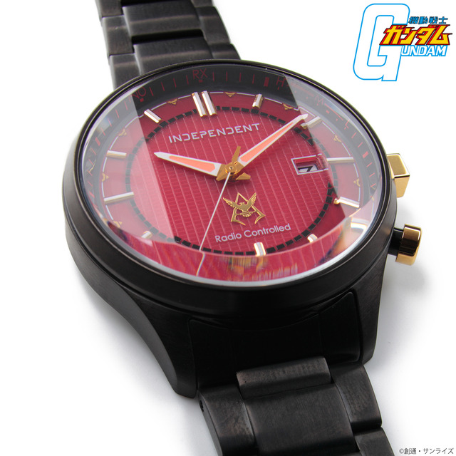 「機動戦士ガンダム × INDEPENDENT ジオン軍ウォッチ 40周年記念モデル」シャアモデル　54,000円（税込）（C）創通・サンライズ