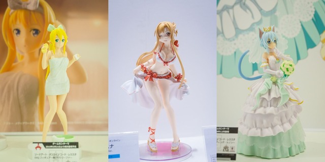 「ワンフェス2019冬」アスナ＆リーファの水着姿から花嫁姿まで！ 「SAO」最新フィギュアまとめ