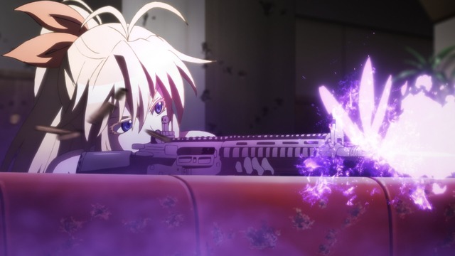 『魔法少女特殊戦あすか』第6話先行カット（C）深見真・刻夜セイゴ／SQUARE ENIX・「魔法少女特殊戦あすか」製作委員会