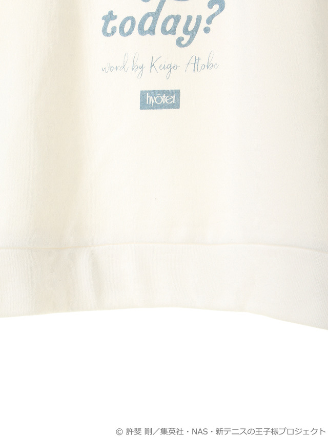 earth music＆ecology Japan Label ×「新テニスの王子様」SUNDAYじゃねーの プルオーバー 価格：4,990円+税（C）許斐剛/集英社・NAS・新テニスの王子様プロジェクト