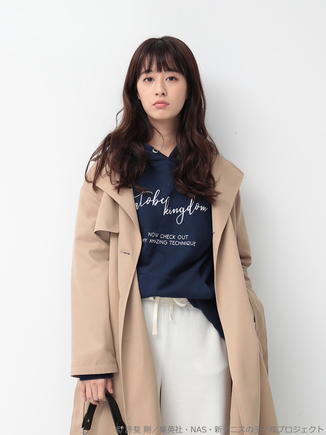 earth music＆ecology Japan Label ×「新テニスの王子様」跡部王国パーカー 価格：6,290円+税（C）許斐剛/集英社・NAS・新テニスの王子様プロジェクト