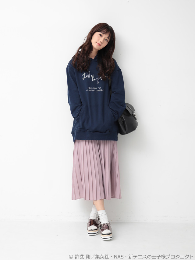 earth music＆ecology Japan Label ×「新テニスの王子様」跡部王国パーカー 価格：6,290円+税（C）許斐剛/集英社・NAS・新テニスの王子様プロジェクト