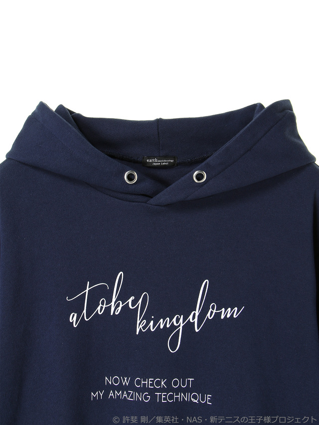 earth music＆ecology Japan Label ×「新テニスの王子様」跡部王国パーカー 価格：6,290円+税（C）許斐剛/集英社・NAS・新テニスの王子様プロジェクト