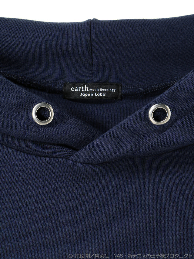 earth music＆ecology Japan Label ×「新テニスの王子様」跡部王国パーカー 価格：6,290円+税（C）許斐剛/集英社・NAS・新テニスの王子様プロジェクト