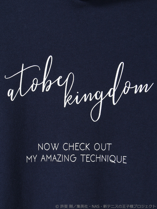 earth music＆ecology Japan Label ×「新テニスの王子様」跡部王国パーカー 価格：6,290円+税（C）許斐剛/集英社・NAS・新テニスの王子様プロジェクト