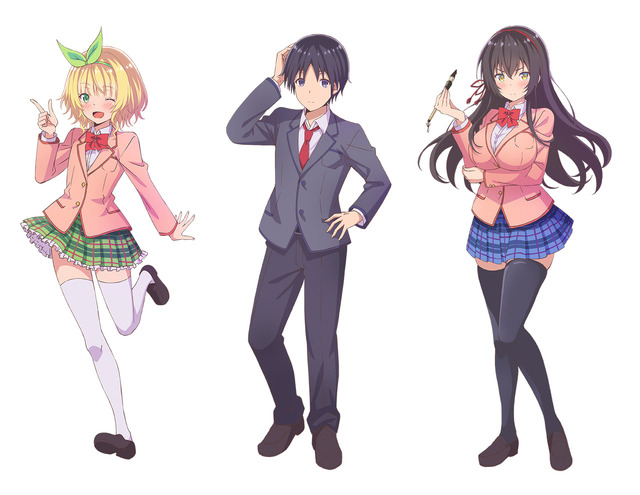 『可愛ければ変態でも好きになってくれますか？』メインキャラクター3人のビジュアル（C）2019花間燈／KADOKAWA／変好き製作委員会