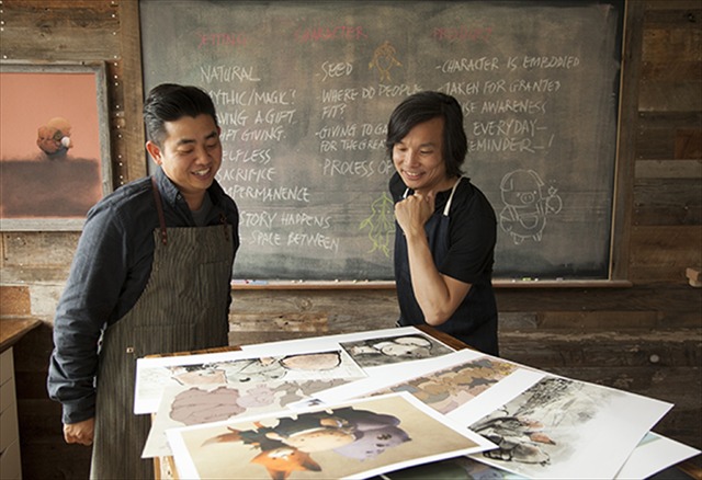 トンコハウス ロバート・コンドウ（写真左）＆堤大介（写真右）