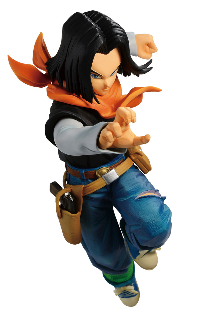 「一番くじ ドラゴンボール THE ANDROID BATTLE with ドラゴンボール ファイターズ」B賞：人造人間17号 フィギュア 1回650円（税込）（C）バードスタジオ／集英社・フジテレビ・東映アニメーション（C）BANDAI NAMCO Entertainment Inc.