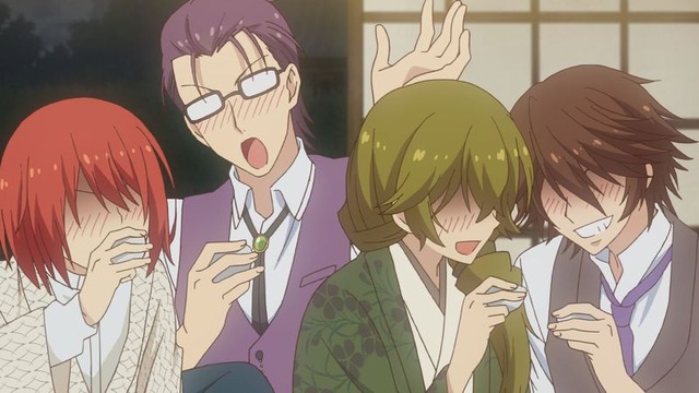 『明治東亰恋伽』第8話「真砂町猫カフェー事変」先行カット（C） LOVE&ART/めいこい製作委員会