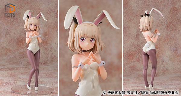 「NEW GAME!!『飯島ゆん』1/7スケール塗装済み完成品フィギュア」12,800円（税別）（C） 得能正太郎・芳文社／NEW GAME!!製作委員会