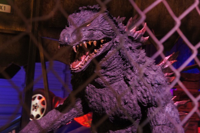 迫力のあるゴジラ。