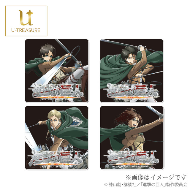 成約特典：コースター（いずれか1点/ランダム）（C）諫山創・講談社／「進撃の巨人」製作委員会