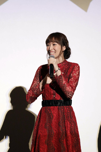 『コードギアス 復活のルルーシュ』大ヒット御礼舞台挨拶 小清水亜美（カレン役）（C）SUNRISE／PROJECT L-GEASS Character Design （C）2006-2018 CLAMP・ST