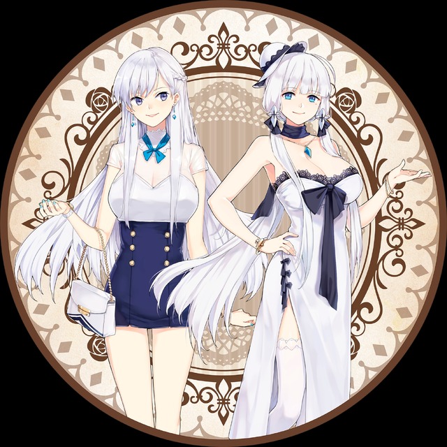 「アズールレーン×ココイチ・パスタデココ」キャンペーン 描き下ろしラウンドタオル（C）2017 Manjuu Co.,Ltd. & Yongshi Co.,Ltd. All Rights Reserved. （C）2017 Yostar, Inc. All Rights Reserved.