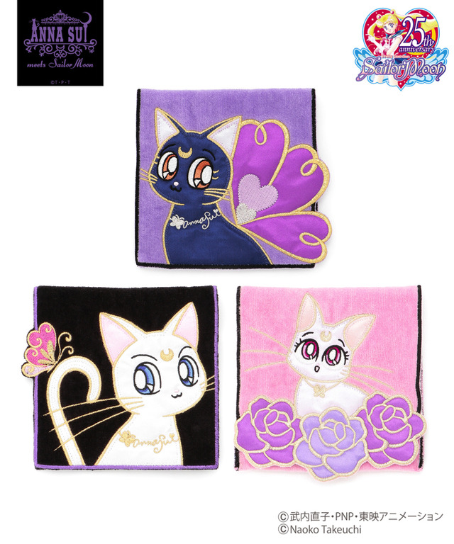 「美少女戦士セーラームーン×ISETAN 2019」ポケット付きタオル(全 3 種) 各 1,620 円（税込）（C）武内直子・PNP・東映アニメーション（C）Naoko Takeuchi