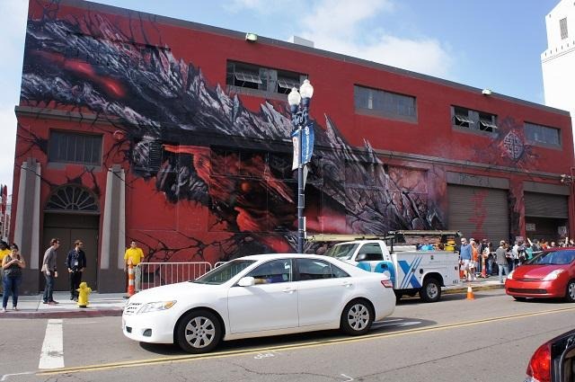 コミコン会場に近いダウンタウンには「GODZILLA」専用会場が設けられた。