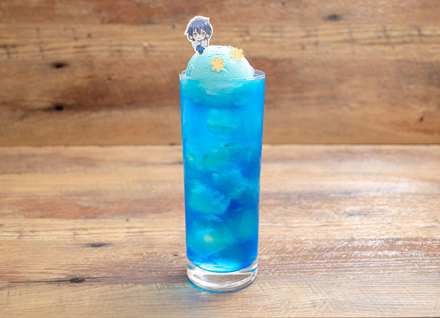 「ゾンビランドサガ カフェ presented by MAPPA」推しメンドリンク～水野愛～ 820 円（C）ゾンビランドサガ製作委員会