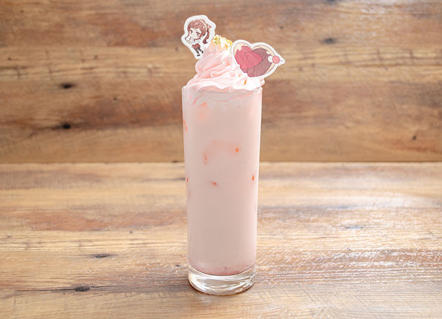 「ゾンビランドサガ カフェ presented by MAPPA」推しメンドリンク～ゆうぎり～ 820 円（C）ゾンビランドサガ製作委員会