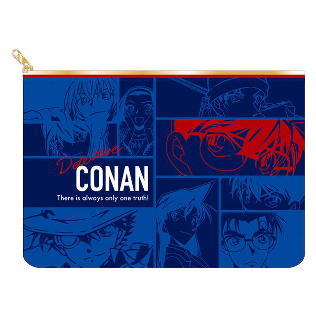 『名探偵コナン』フラットポーチ 1300円（C）青山剛昌/小学館・読売テレビ・TMS 1996