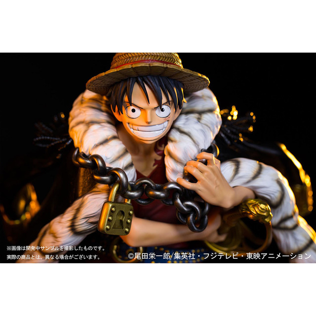 「ワンピース ログコレクション 大型スタチューシリーズ モンキー・D・ルフィ」86,400円（税込）（C）尾田栄一郎／集英社・フジテレビ・東映アニメーション
