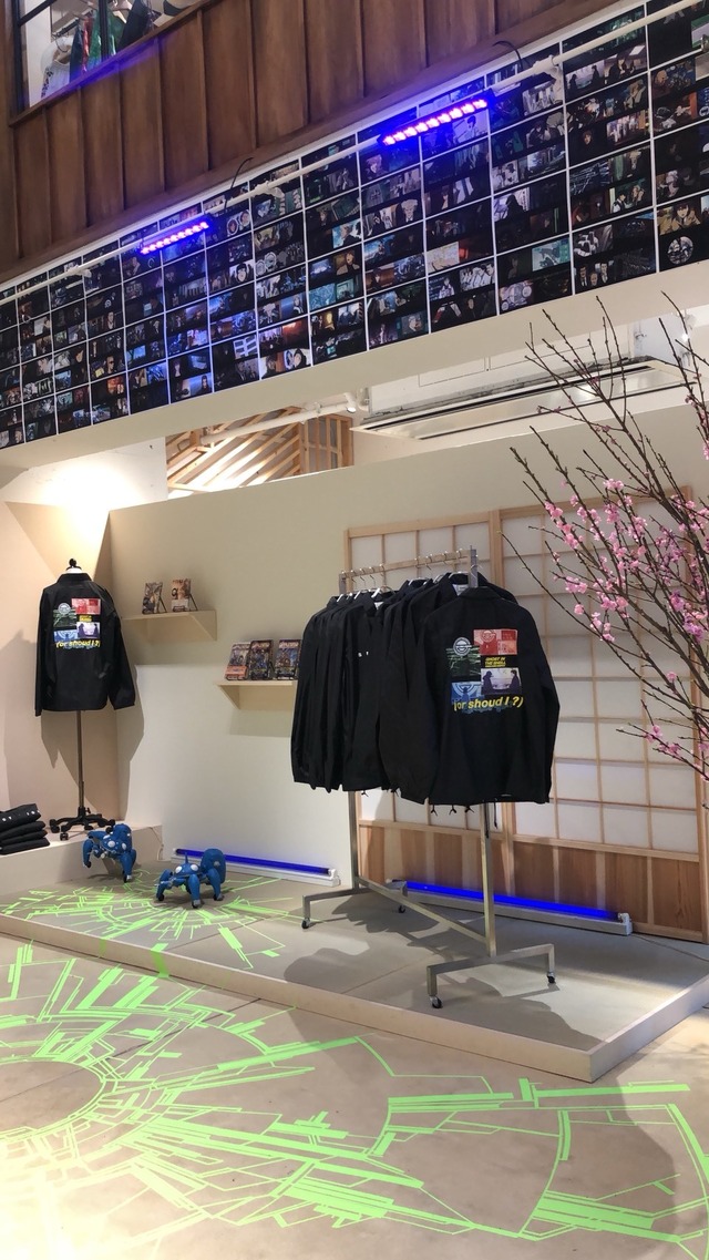 「攻殻機動隊　POP UP STORE」「攻殻機動隊　POP UP STORE」
