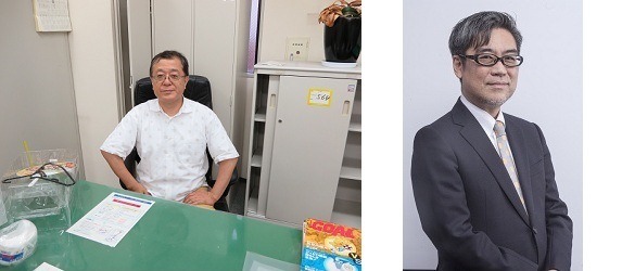 左）清水慎治氏、右）井上伸一郎氏