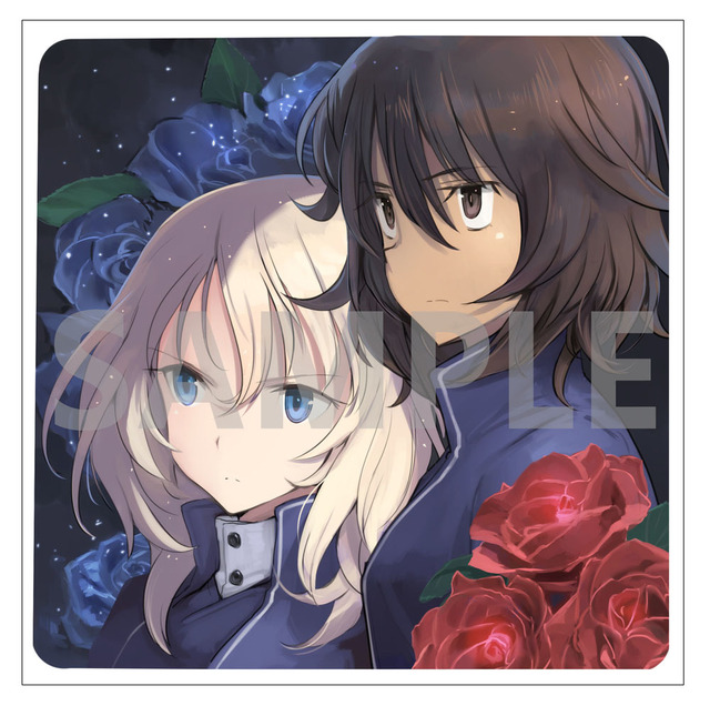 来場者特典 「島田フミカネ描き下ろしミニ色紙」（全4種／ランダム）（C）GIRLS und PANZER Finale Projekt