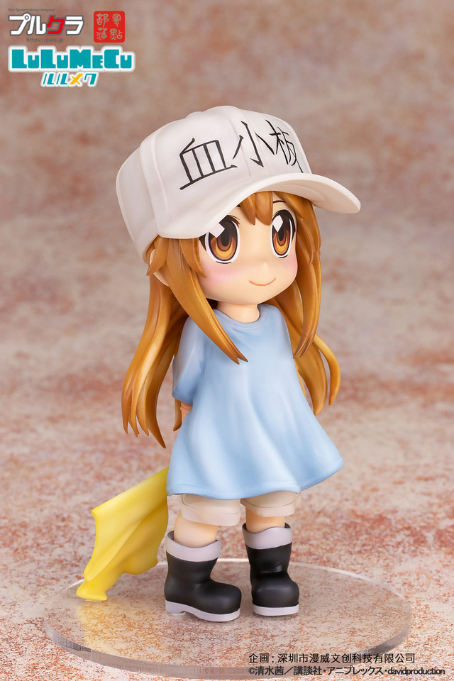「デフォルメシリーズ ルルメク 血小板 PVC製塗装済完成品フィギュア」3,211円（税抜）（C）清水茜／講談社・アニプレックス・davidproduction