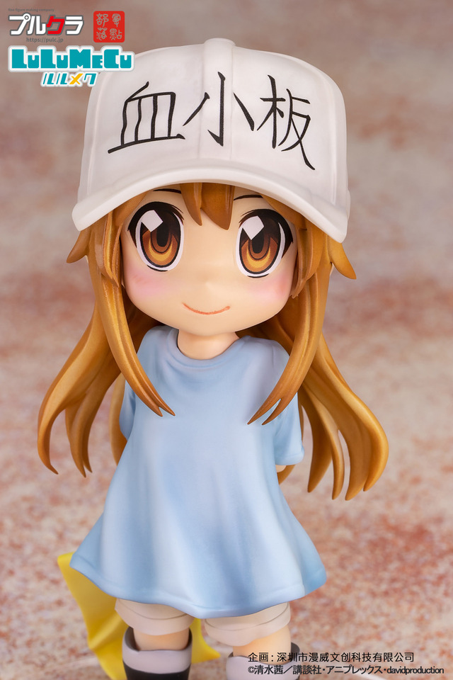 「デフォルメシリーズ ルルメク 血小板 PVC製塗装済完成品フィギュア」3,211円（税抜）（C）清水茜／講談社・アニプレックス・davidproduction