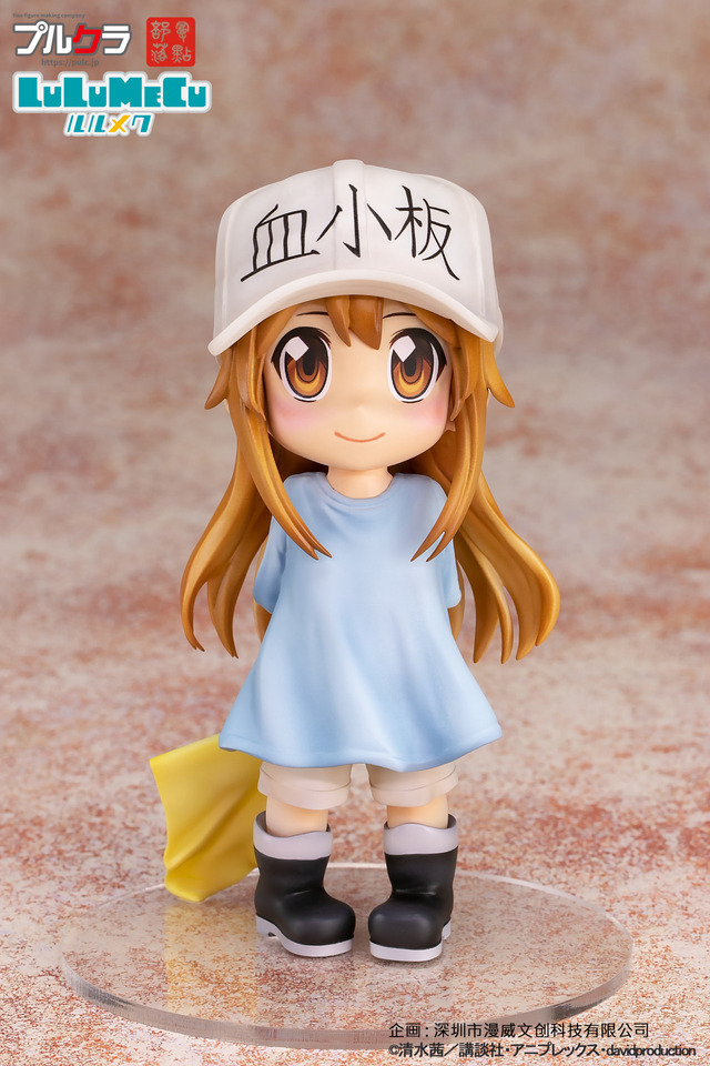 「デフォルメシリーズ ルルメク 血小板 PVC製塗装済完成品フィギュア」3,211円（税抜）（C）清水茜／講談社・アニプレックス・davidproduction