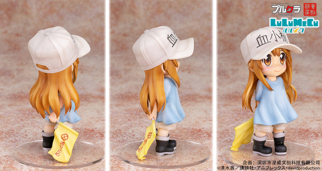 「デフォルメシリーズ ルルメク 血小板 PVC製塗装済完成品フィギュア」3,211円（税抜）（C）清水茜／講談社・アニプレックス・davidproduction