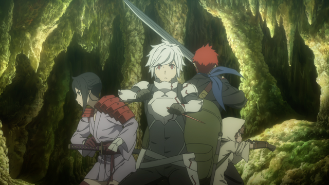 『ダンジョンに出会いを求めるのは間違っているだろうかII』場面カット（C）大森藤ノ・SB クリエイティブ/ダンまち 2 製作委員会