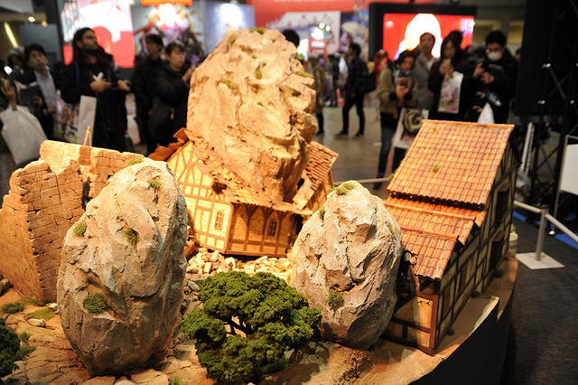 『進撃の巨人』のブースの様子